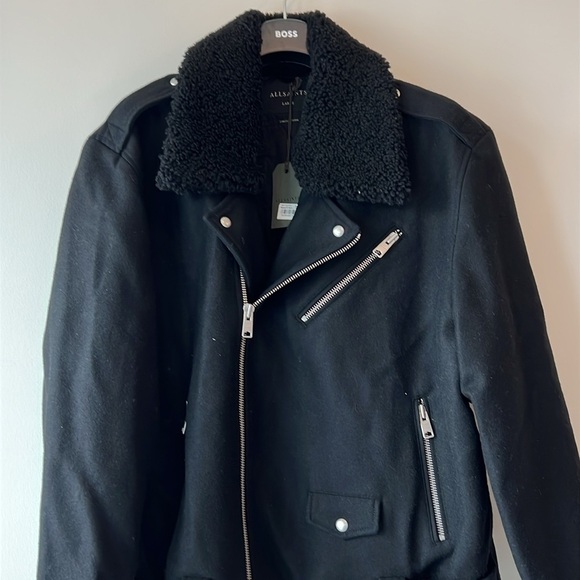 Allsaints Biker Jacket Black - Picture 6 of 11